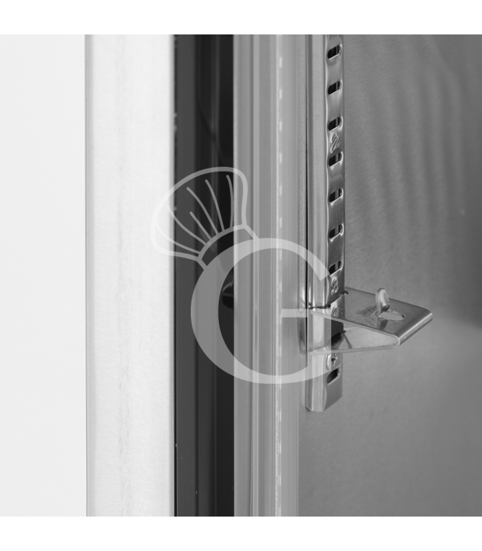 Armadio Refrigerato Professionale per Frollatura Carne +2°C / +10°C con Porta in Vetro - 110 Lt, Lampada UV e Controllo Umidità