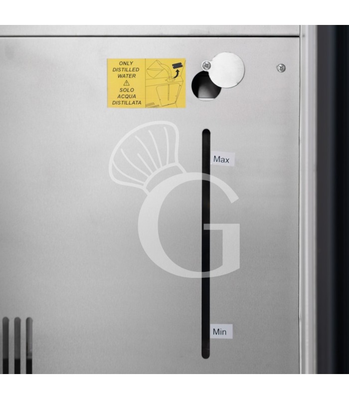 Armadio Refrigerato Professionale per Frollatura Carne +2°C / +10°C doppia porta vetro - 424 Lt, Lampada UV e Controllo Umidità