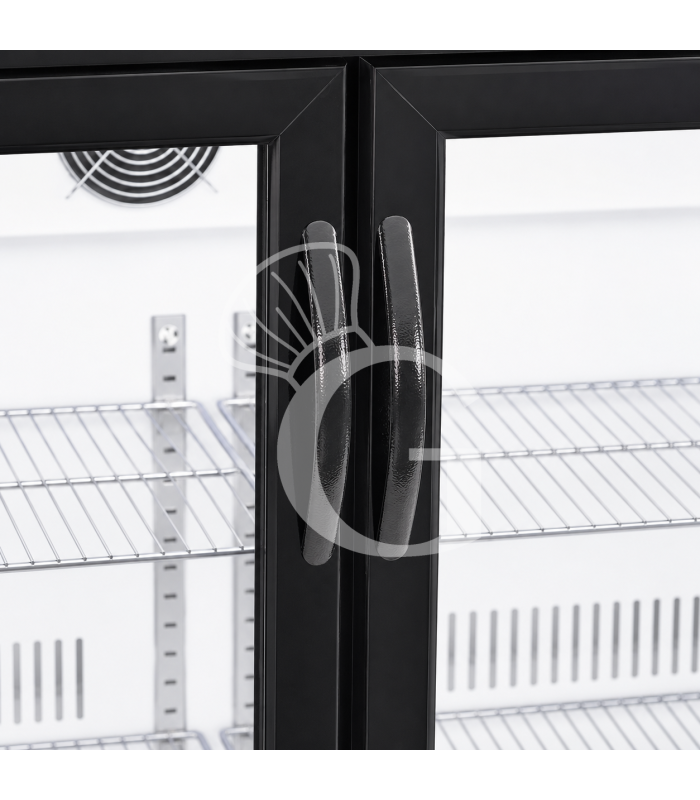 Vetrina frigo ventilata da banco o retrobanco orizzontale, 3 porte battenti 295 LT - temperatura 2°C/+10°C