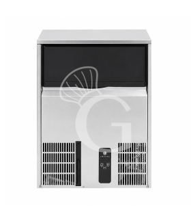 Macchina del ghiaccio monofase kg 135/24h cubetto pieno raffreddamento ad acqua