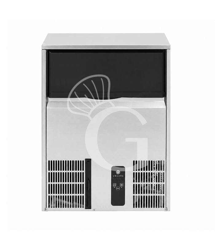 Macchina del ghiaccio monofase kg 165/24h cubetto pieno raffreddamento ad acqua