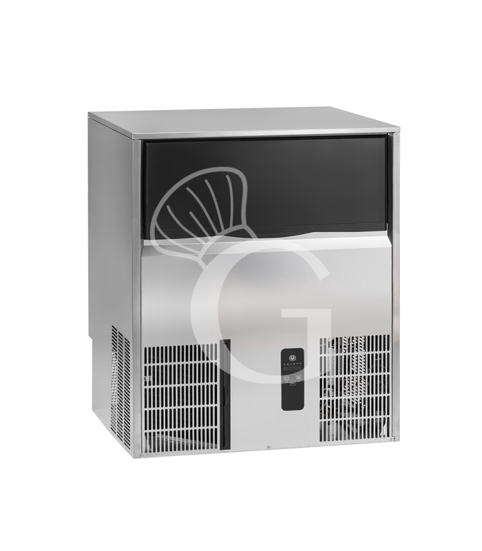 Macchina del ghiaccio monofase kg 165/24h cubetto pieno raffreddamento ad acqua
