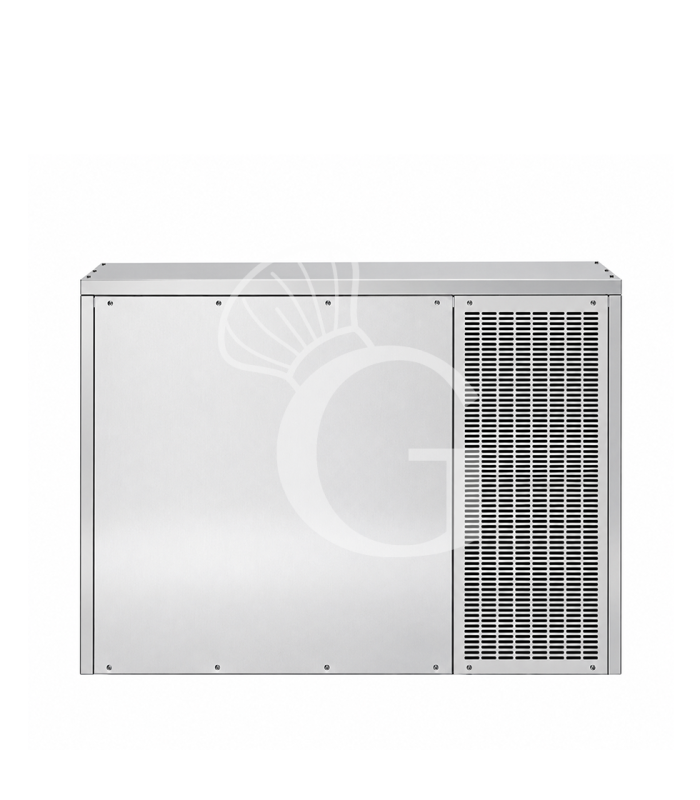 Macchina del ghiaccio monofase kg 300/24h cubetto pieno raffreddamento ad acqua
