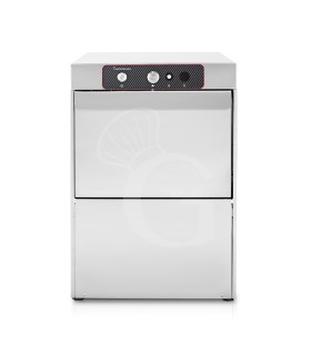 Lavabicchieri Professionale cesto Ø350 mm H210 elettromeccanica a doppia parete con dosatore brillantante