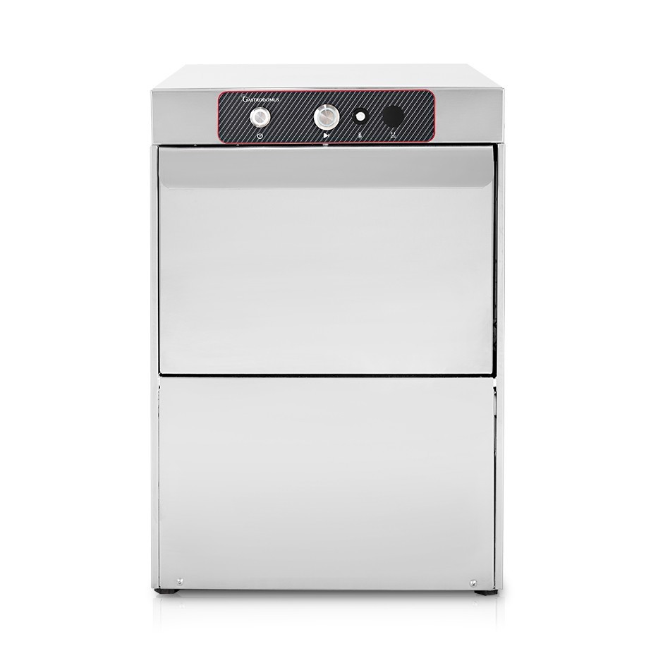 Lavabicchieri Professionale cesto Ø350 mm H210 elettromeccanica a doppia parete con dosatore brillantante