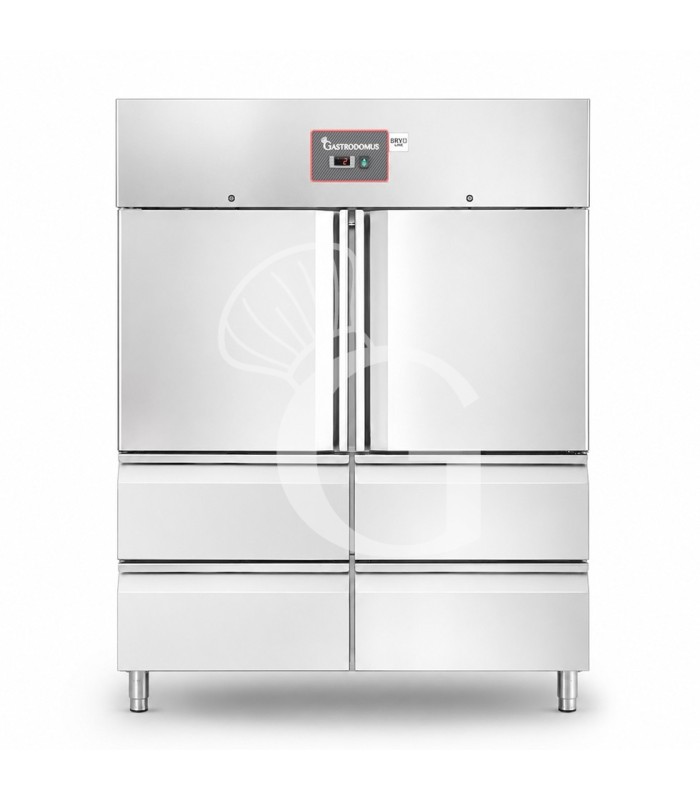 Armadio Refrigerato Ventilato con 2 porte e 4 Cassettoni -2°C/+8°C - 1333 LT classe energetica E
