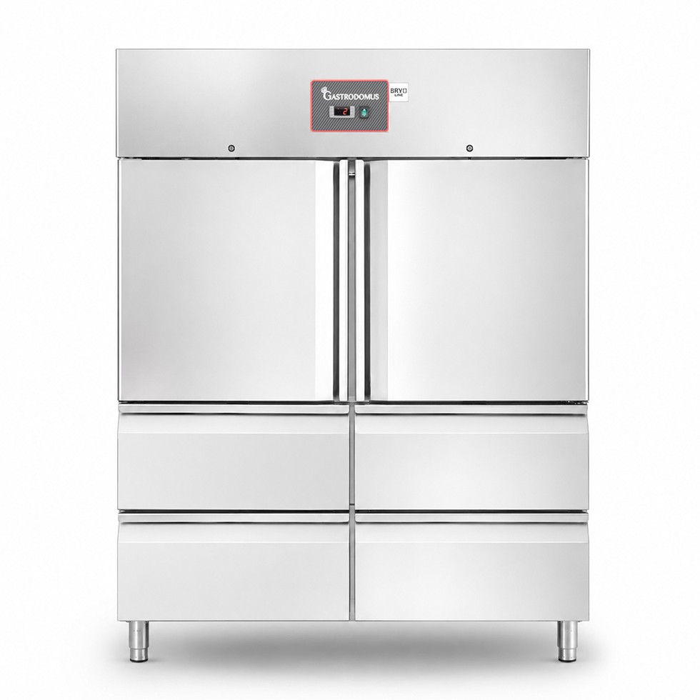 Armadio Refrigerato Ventilato con 2 porte e 4 Cassettoni -2°C/+8°C - 1333 LT classe energetica E