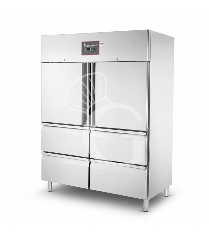 Armadio Congelatore Ventilato con 2 porte e 4 Cassettoni -18°C/-22°C - 1333 LT classe energetica E