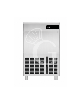 Macchina del ghiaccio monofase kg 25/24h cubetto cavo raffreddamento ad acqua