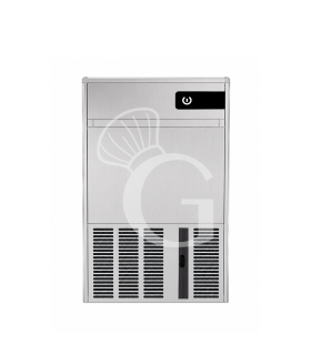 Macchina del ghiaccio monofase kg 35/24h cubetto cavo raffreddamento ad acqua