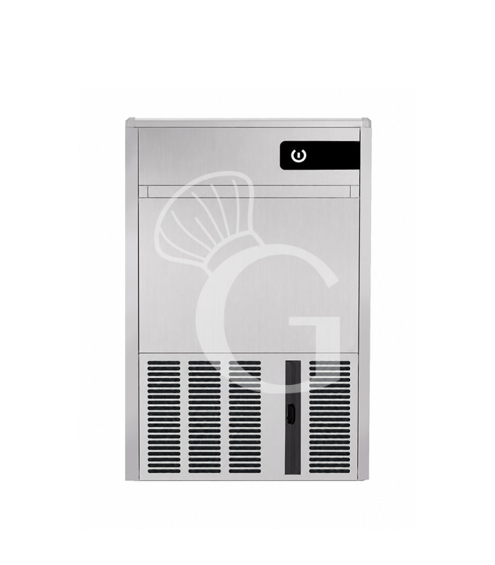 Macchina del ghiaccio monofase kg 45/24h cubetto cavo raffreddamento ad acqua
