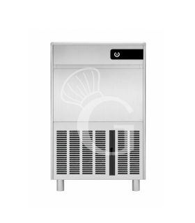 Macchina del ghiaccio monofase kg 50/24h cubetto cavo raffreddamento ad acqua