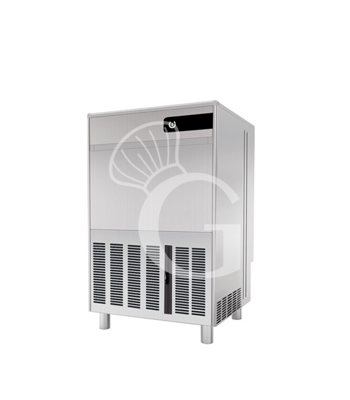 Macchina del ghiaccio monofase kg 60/24h cubetto cavo raffreddamento ad acqua