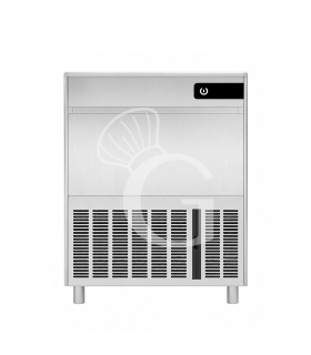 Macchina del ghiaccio monofase kg 90/24h cubetto cavo raffreddamento ad acqua