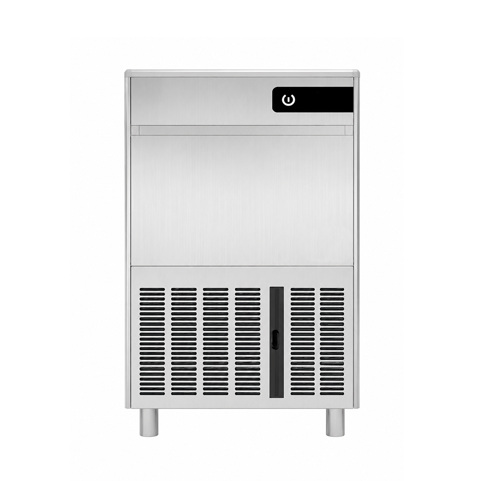 Macchina del ghiaccio monofase kg 50/24h cubetto cavo raffreddamento ad aria