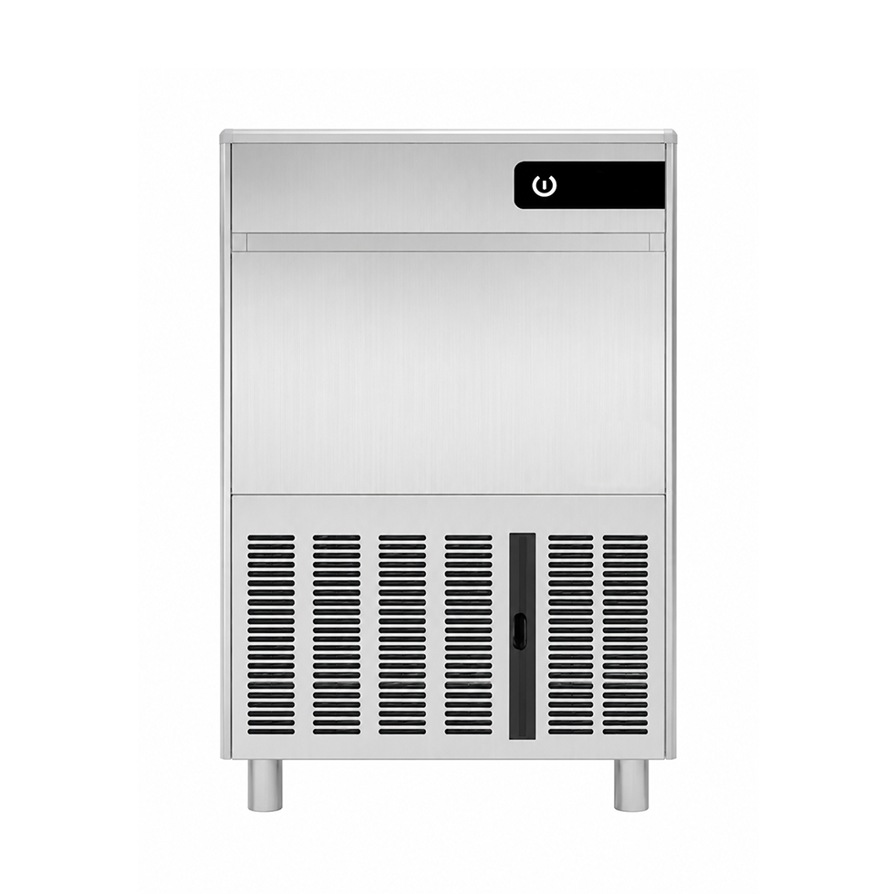 Macchina del ghiaccio monofase kg 60/24h cubetto cavo raffreddamento ad aria