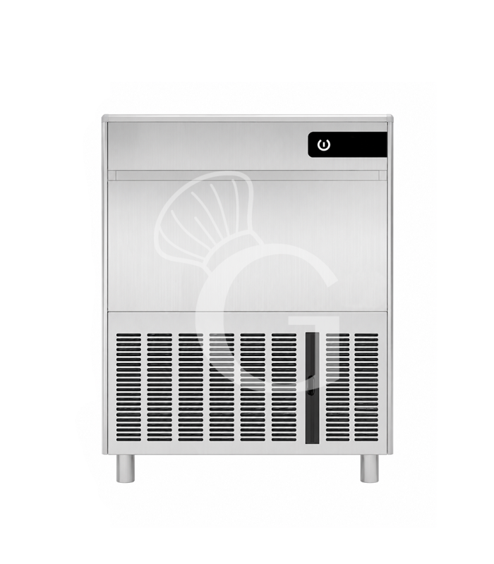 Macchina del ghiaccio monofase kg 90/24h cubetto cavo raffreddamento ad aria