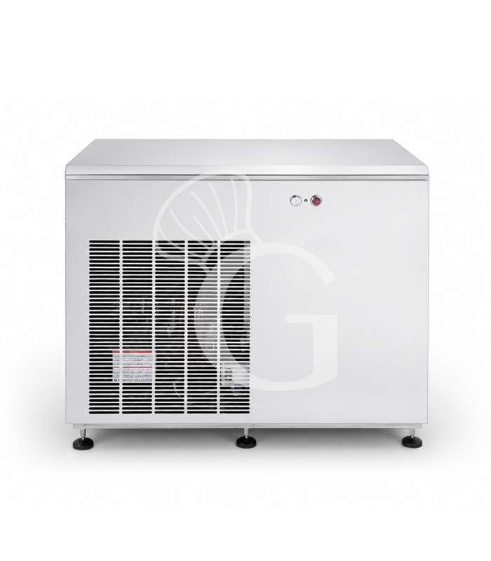Macchine del ghiaccio a scaglie piatte trifase kg 1500/24h raffreddamento ad aria