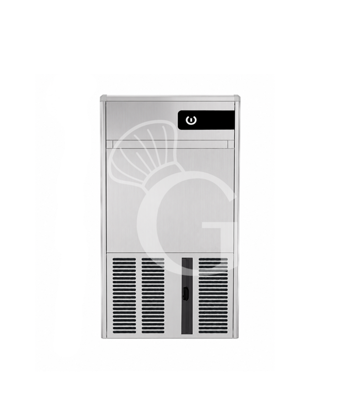 Macchina del ghiaccio monofase kg 20/24H cubetto cavo raffreddamento ad acqua