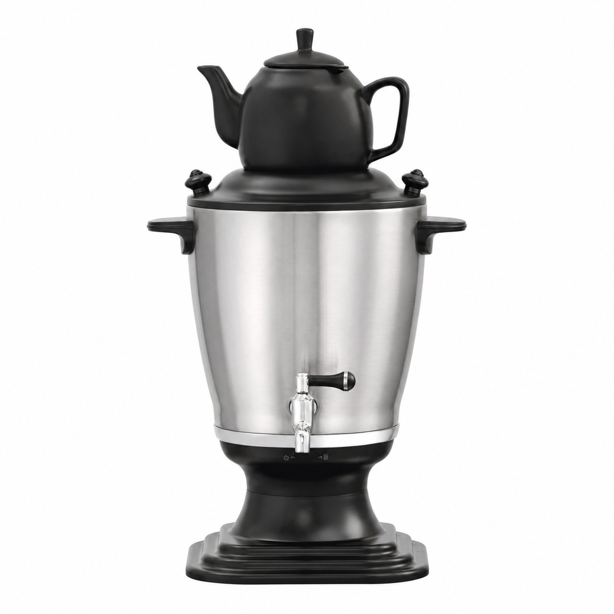 Teiera samovar in acciaio inox e plastica 3,2 LT L 270 mm x P 275 mm x H 495 mm