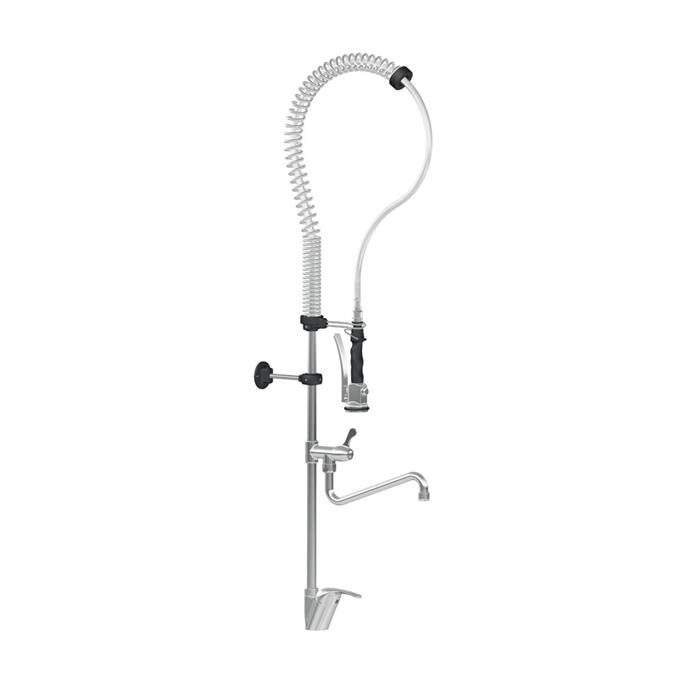 Gruppo doccia Top-Class combinazione rubinetto e miscelatore monocomando con leva