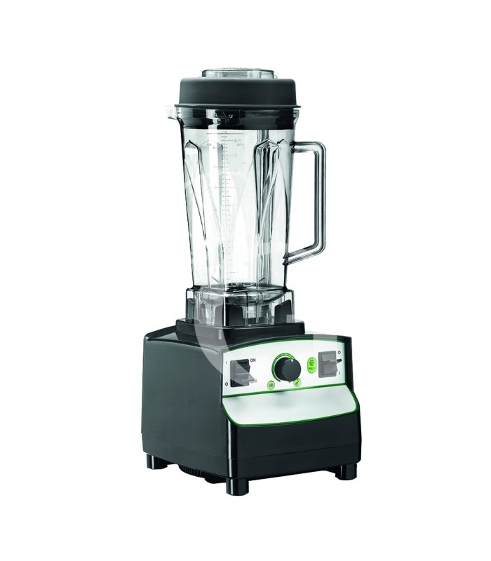 Frullatore Professionale 1 bicchiere in lexan 2 LT, 25.000 rpm, 1,5 KW L 205 x P 230 x H 510 mm