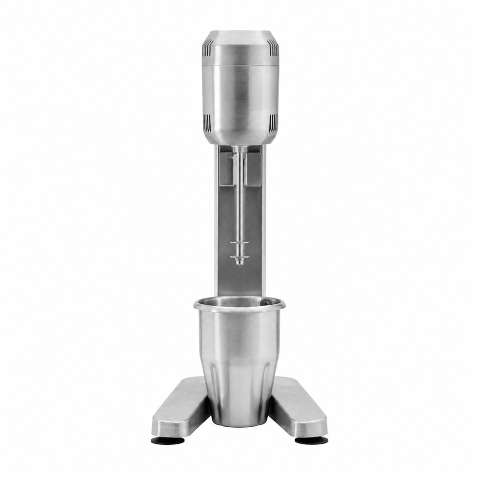 Mixer Frappè 1 bicchiere in acciaio inox 0,4 KW, 16.000 rpm, L 200 mm x P 230 mm x H 500 mm