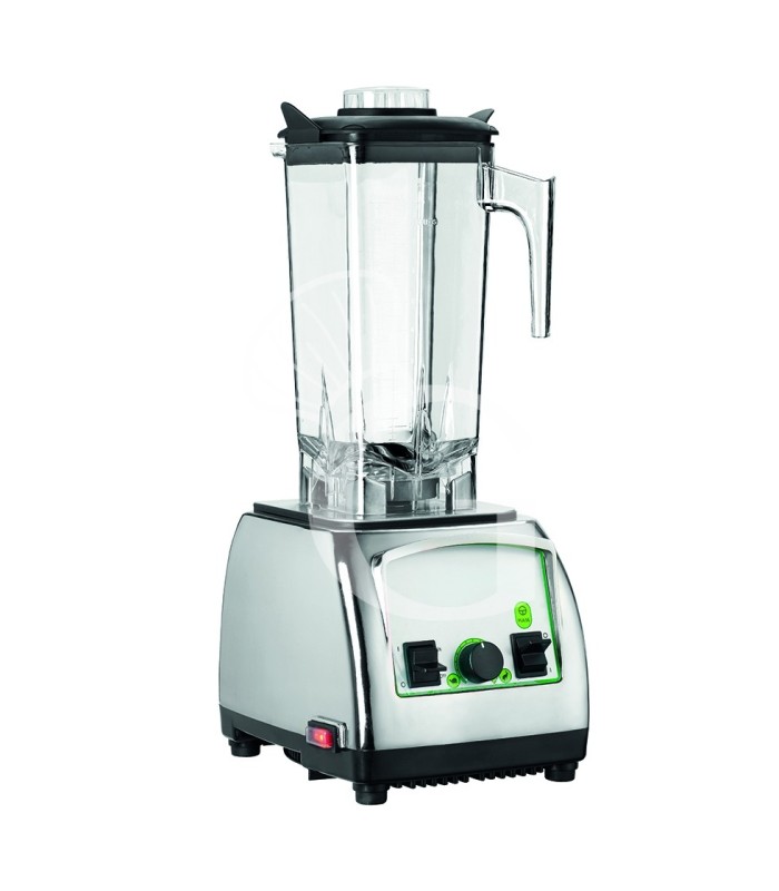 Frullatore struttura in plastica cromata 1 bicchiere in lexan 2 LT, 28.000 rpm, 1,5 KW L 190 x P 220 x H 490 mm