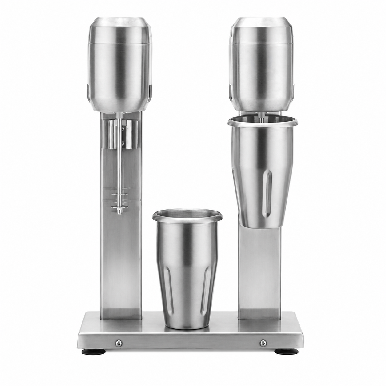 Mixer Frappè 2 bicchieri in acciaio inox 0,4 + 0,4 kW, 16.000 rpm L 330 mm x P 160 mm x H 500 mm