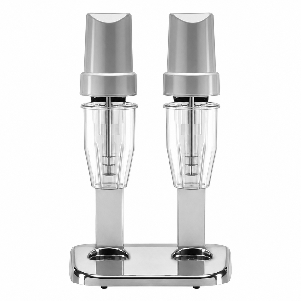 Mixer Frappè 2 bicchieri in lexan 0,5 LT + 0,5 LT, 16.000 rpm, 0,12 KW + 0,12 KW L 300 mm x P 195 mm x H 485 mm