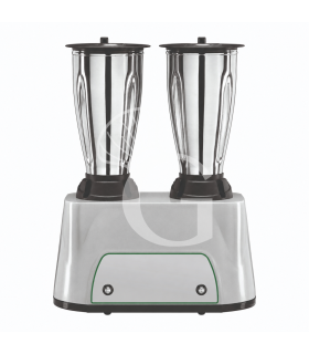 Frullatore 2 bicchieri in acciaio inox 1,5 LT + 1,5 LT, 16.000 rpm, 0,35 KW + 0,35 KW L 380 mm x P 210 mm x H 490 mm
