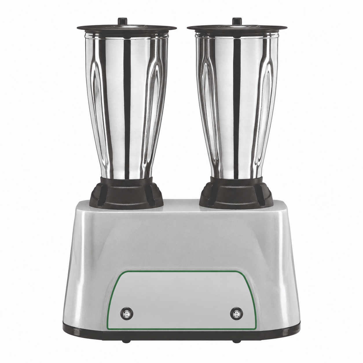 Frullatore 2 bicchieri in acciaio inox 1,5 LT + 1,5 LT, 16.000 rpm, 0,35 KW + 0,35 KW L 380 mm x P 210 mm x H 490 mm