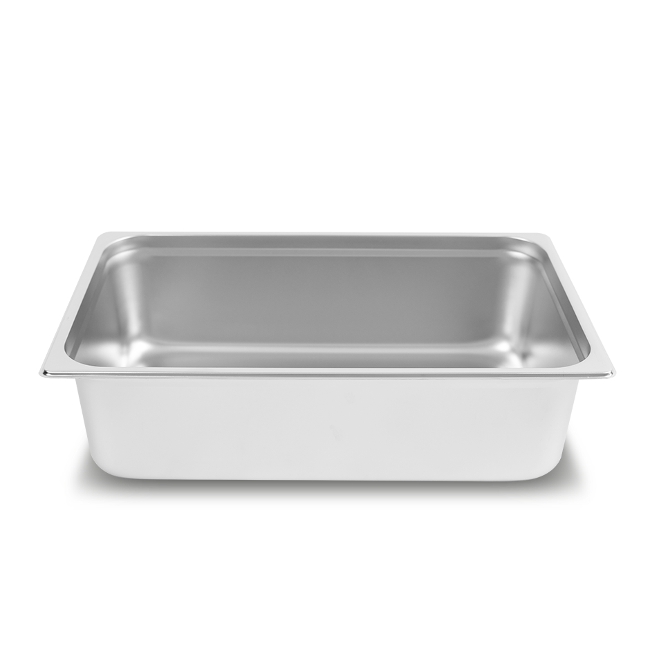 Bacinella in acciaio inox GN1/1 L 530 mm x P 325 mm x H 150 mm