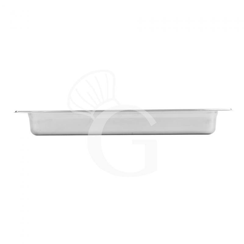 Bacinella in acciaio inox L 533 mm x P 328 mm x H 65 mm