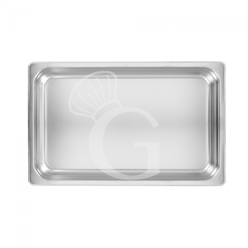 Bacinella in acciaio inox L 533 mm x P 328 mm x H 65 mm