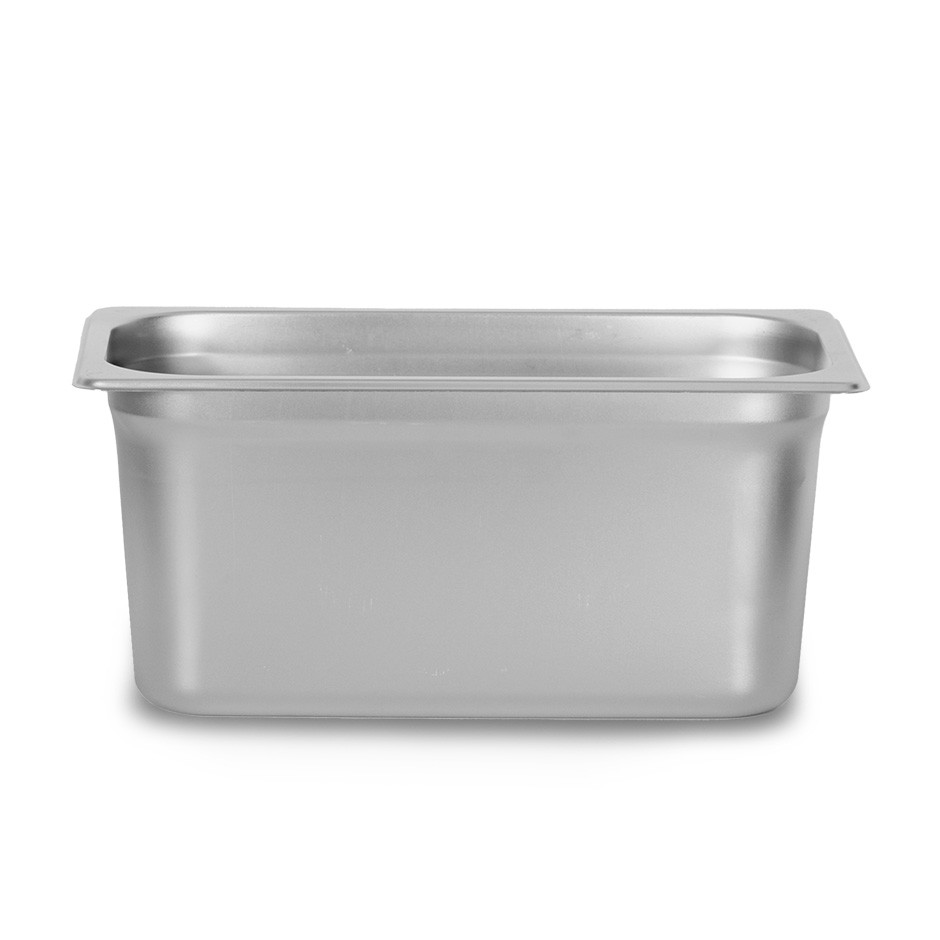 Bacinella in acciaio inox GN1/3 L 325 mm x P 176 mm x H 150 mm