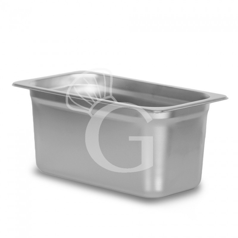 Bacinella in acciaio inox GN1/3 L 325 mm x P 176 mm x H 150 mm