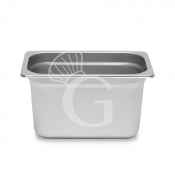 Bacinella in acciaio inox GN1/4 L 265 mm x P 162 mm x H 150 mm