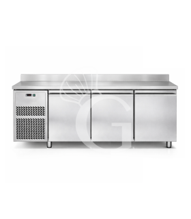 Tavolo Refrigerato 3 porte alzatina Prof. 600 0°C/+10°C motore a sinistra classe energetica A