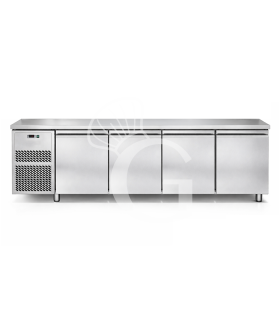 Tavolo Refrigerato 4 porte Prof. 700 0°C/+10°C motore a sinistra classe energetica A