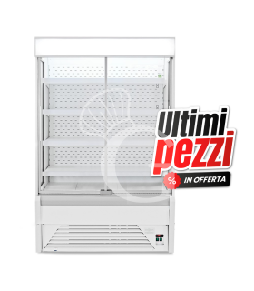 Murale espositivo ventilato Ettore con porte scorrevoli Temperatura +1°/+10°C L 1630 mm