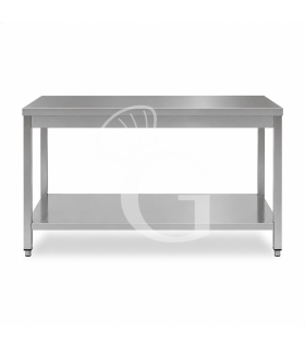 Tavolo inox 1 ripiano L 1700 mm x P 700 mm x H 850 mm