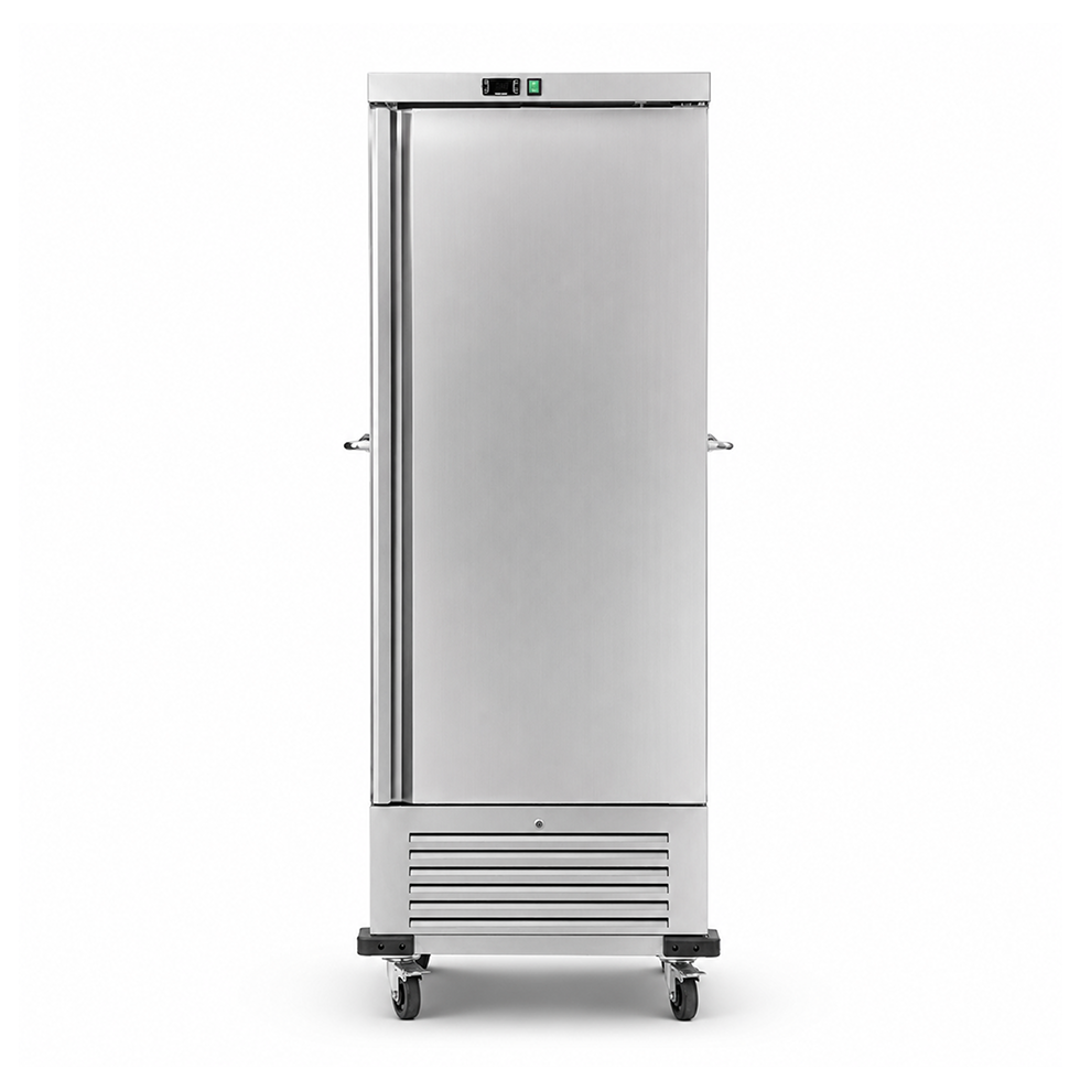 Carrello Refrigerato 20 GN 2/1 Portateglie, 540 Litri, Acciaio Inox AISI 304 con Ruote