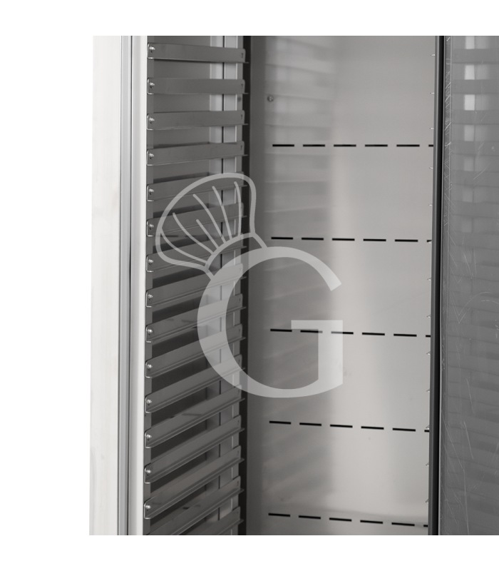 Carrello Refrigerato 20 GN 2/1 Portateglie, 540 Litri, Acciaio Inox AISI 304 con Ruote - SECONDA SCELTA