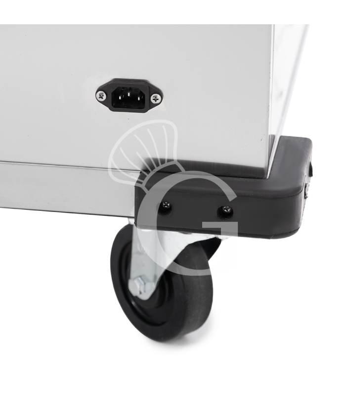 Carrello Refrigerato 20 GN 2/1 Portateglie, 540 Litri, Acciaio Inox AISI 304 con Ruote - SECONDA SCELTA