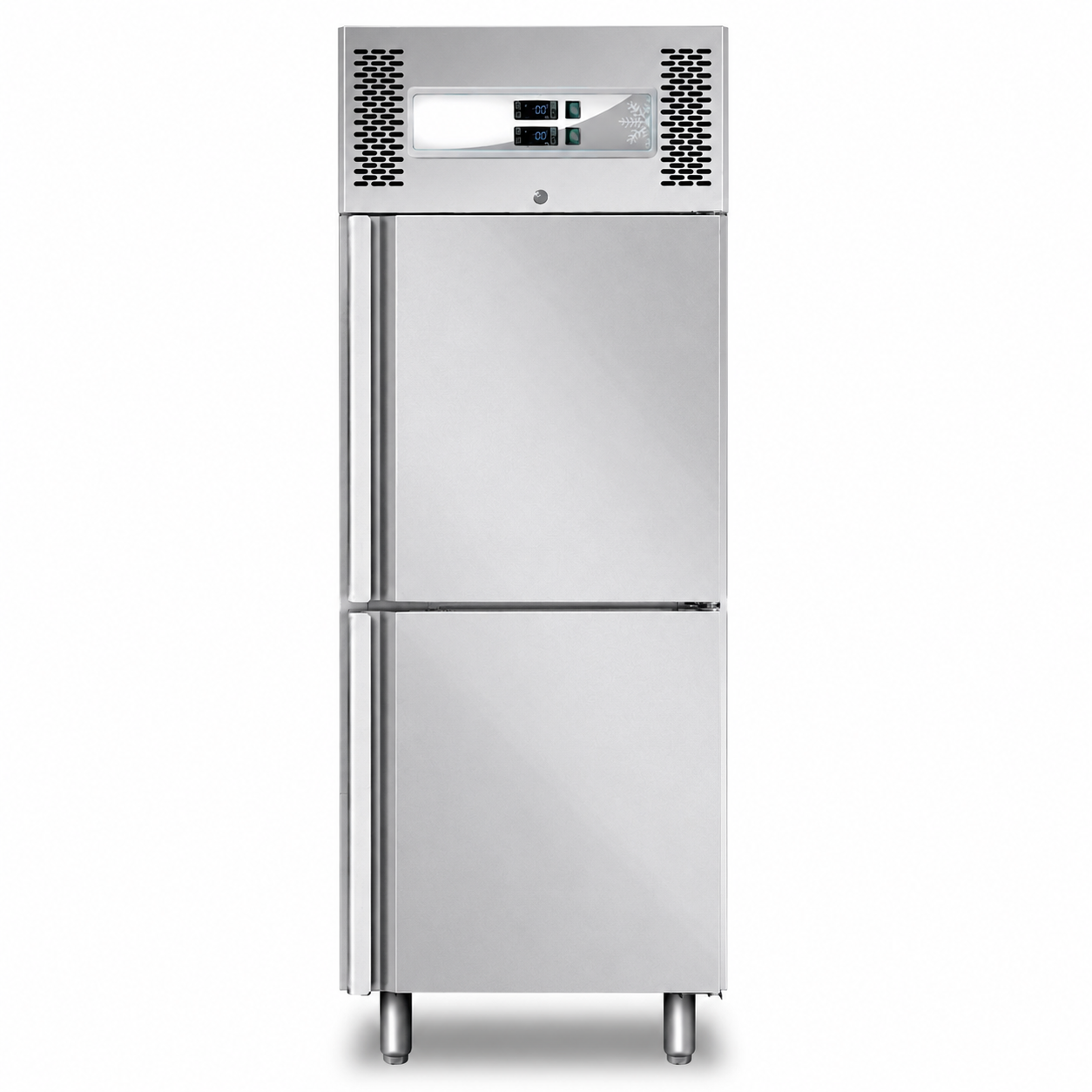 Armadio Refrigerato Ventilato doppia temperatura 2 porte -2°/+8°C e -18°/-22°C capacità 237+237 LT