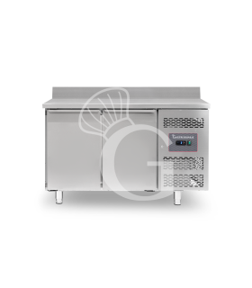 Tavolo Refrigerato 2 porte con alzatina 0°C/+8°C classe energetica A Profondità 600 mm