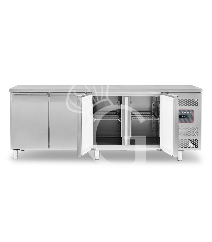 Tavolo Refrigerato 4 porte 0°C/+8°C classe energetica A Profondità 600 mm