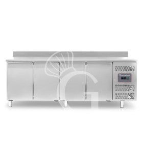 Tavolo Refrigerato 4 porte con alzatina 0°C/+8°C classe energetica A Profondità 600 mm