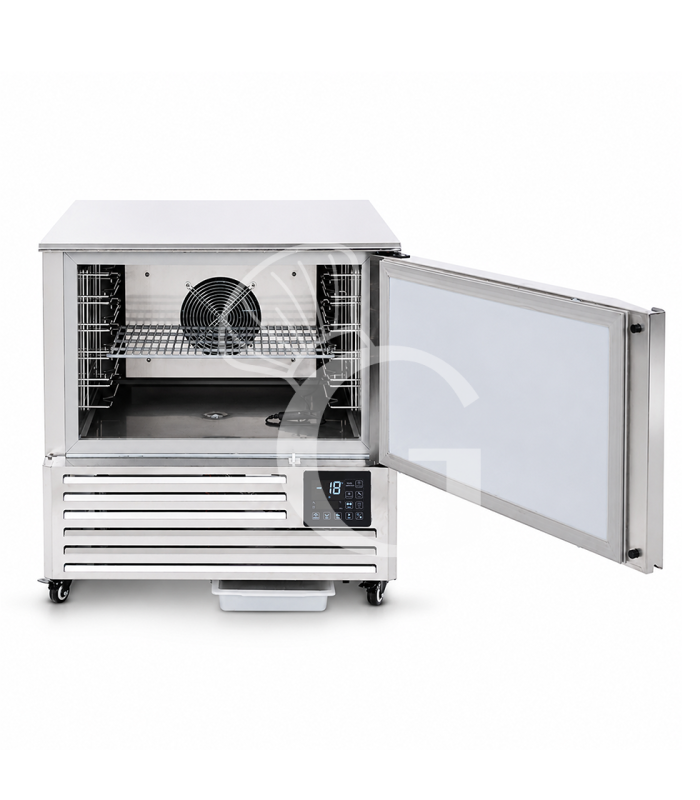 Abbattitore di temperatura professionale 5 Teglie GN 1/1 o 600x400, -18°/+3°C